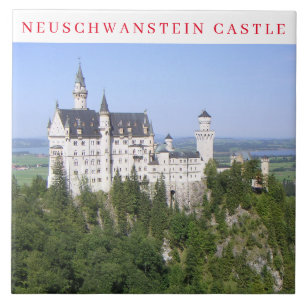 Neuschwanstein Castle keramisk panel Kakelplatta