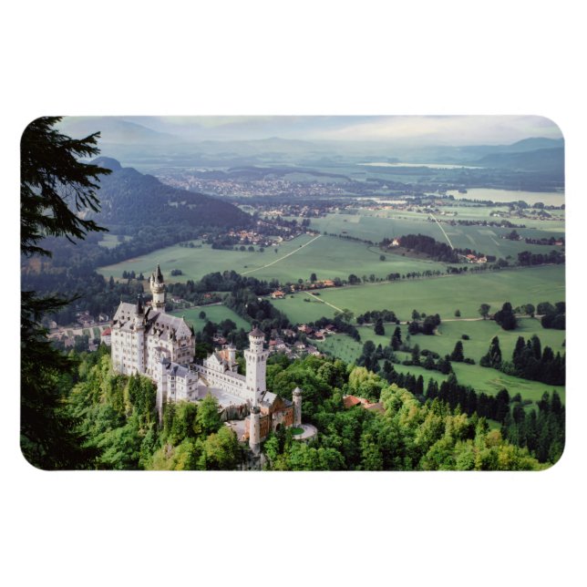 Neuschwanstein Castle Magnet (Horisontell)
