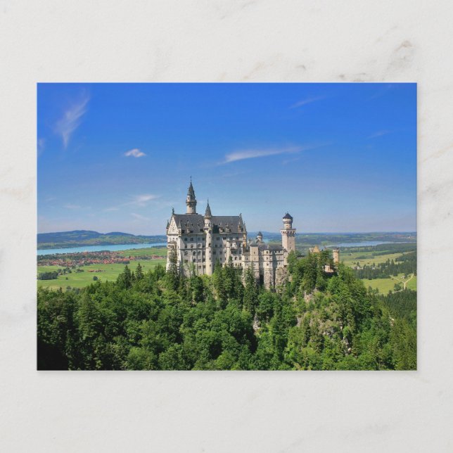 Neuschwanstein Castle Postcard Vykort (Framsida)