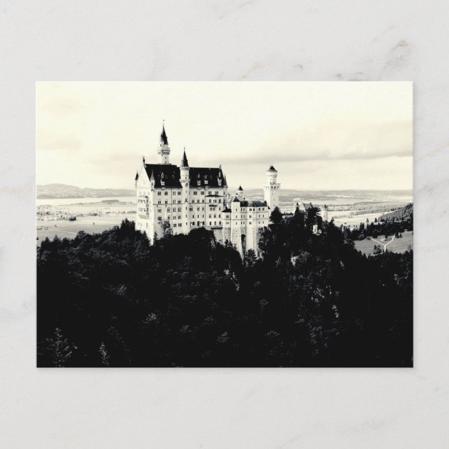 Neuschwanstein Castle Postcard Vykort (Framsida)
