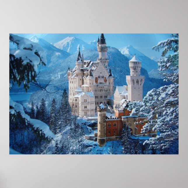 Neuschwanstein Castle Poster (Framsidan)