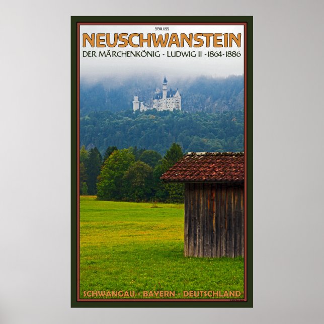 Neuschwanstein Castle Poster (Framsidan)