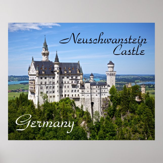 Neuschwanstein Castle Poster (Framsidan)
