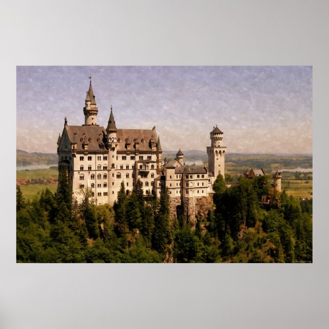 Neuschwanstein Castle Poster (Framsidan)