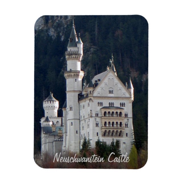Neuschwanstein Castle Premium Magnet (Vertikal)