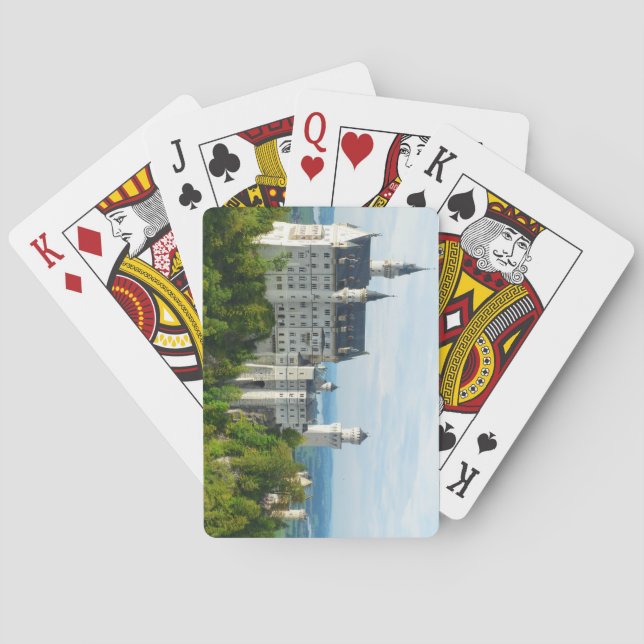 Neuschwanstein Castle Southwest Bavaria Tyskland Casinokort (Baksidan)