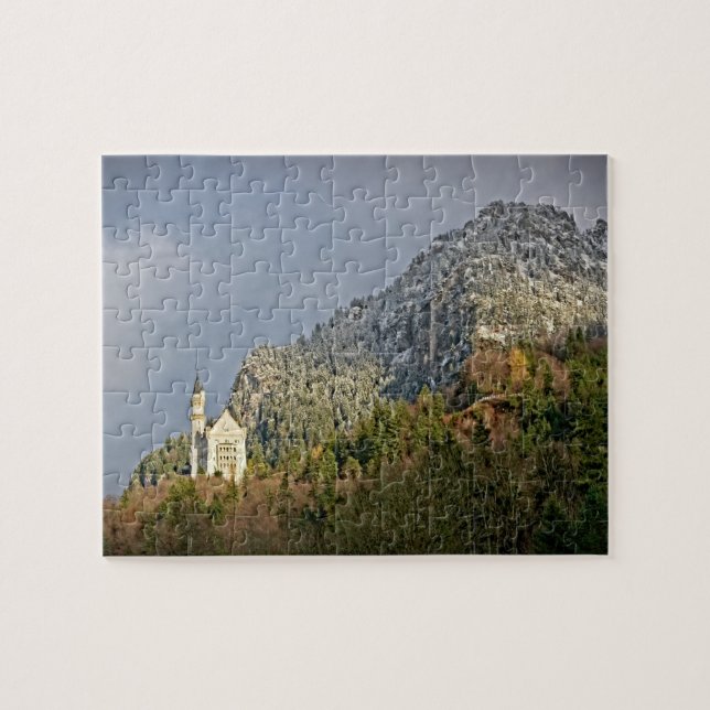 Neuschwanstein Castle - Tyskland - 8 x 10 - 110 pc Pussel (Horisontell)