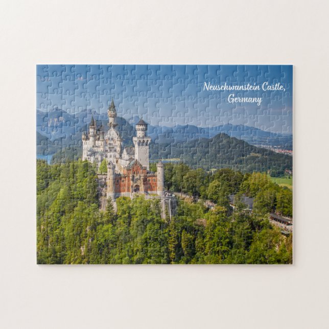 Neuschwanstein Castle, Tyskland Bayern Pussel (Horisontell)