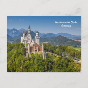 Neuschwanstein Castle, Tyskland Bayern Vykort