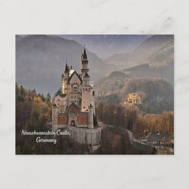 Neuschwanstein Castle, Tyskland Bayern Vykort (Framsida)