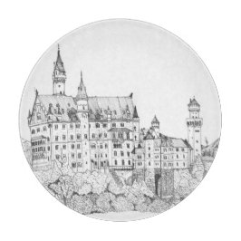 Neuschwanstein Castle Tyskland Bra Line Art
