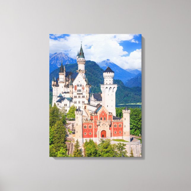 Neuschwanstein Castle Tyskland Canvastryck (Framsida)