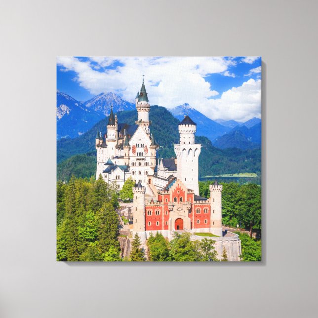 Neuschwanstein Castle Tyskland Canvastryck (Framsida)