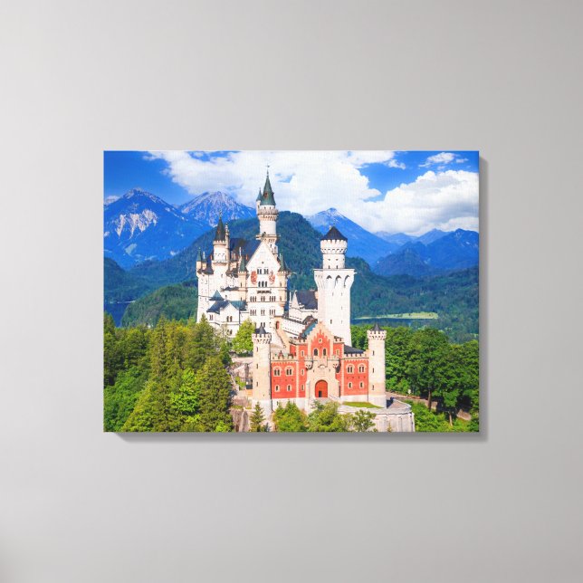 Neuschwanstein Castle Tyskland Canvastryck (Framsida)