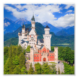 Neuschwanstein Castle Tyskland Fototryck