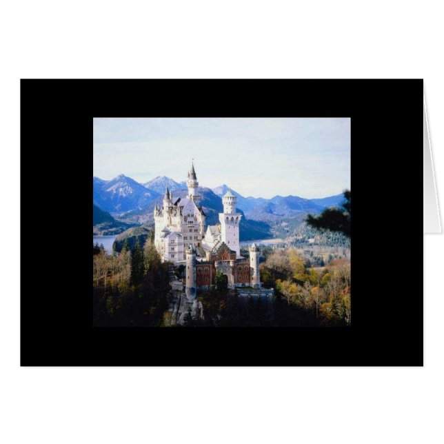 Neuschwanstein Castle Tyskland Hälsningskort (Framsidan Horizontal)