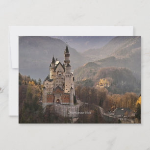 Neuschwanstein Castle, Tyskland Kort