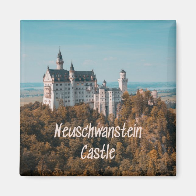 Neuschwanstein Castle Tyskland Magnet (Framsidan)