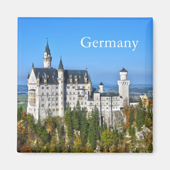 Neuschwanstein Castle Tyskland Magnet (Framsidan)