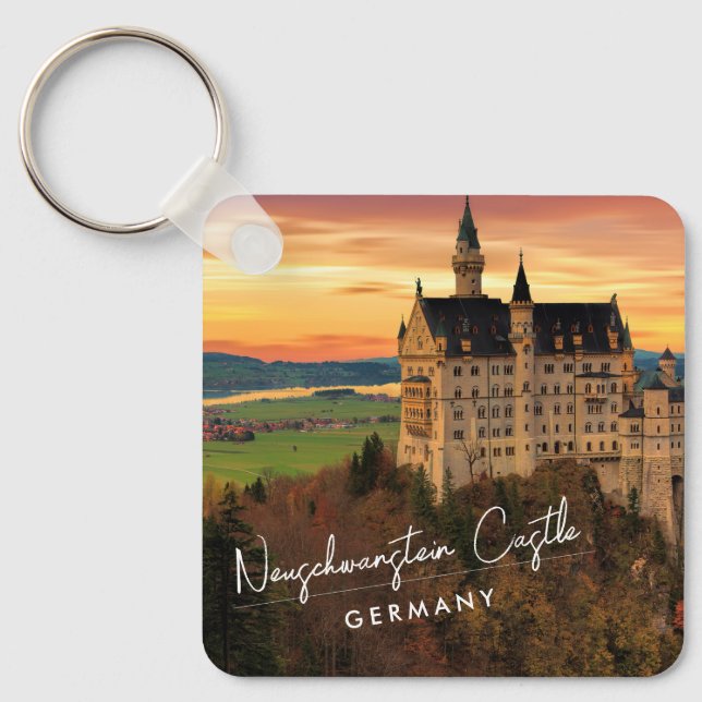 Neuschwanstein Castle Tyskland Nyckelring (Framsida)