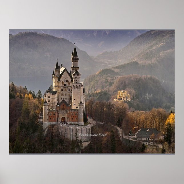 Neuschwanstein Castle, Tyskland Poster (Framsidan)
