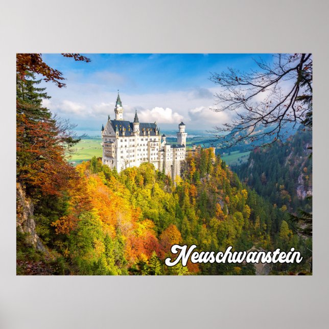 Neuschwanstein Castle, Tyskland Poster (Framsidan)