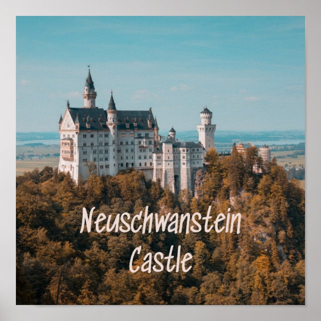 Neuschwanstein Castle Tyskland Poster (Framsidan)