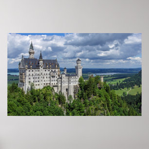 Neuschwanstein Castle Tyskland Poster
