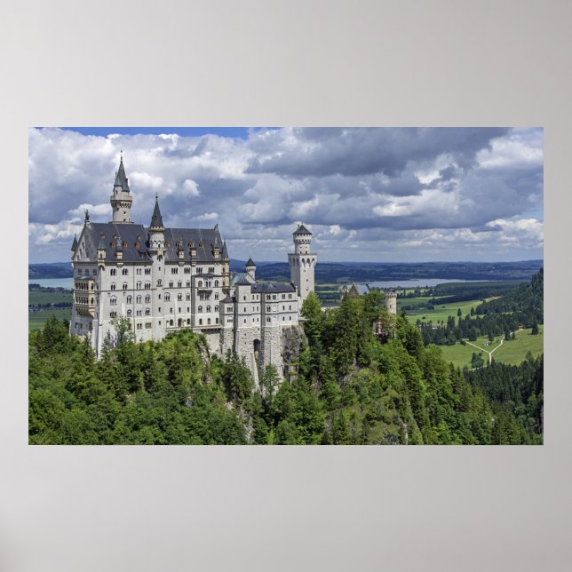 Neuschwanstein Castle Tyskland Poster (Framsidan)