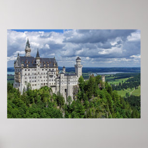 Neuschwanstein Castle Tyskland Poster