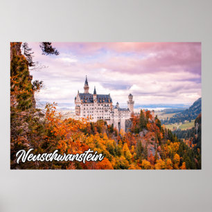 Neuschwanstein Castle, Tyskland Poster