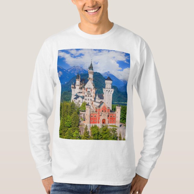 Neuschwanstein Castle, Tyskland T Shirt (Framsida)