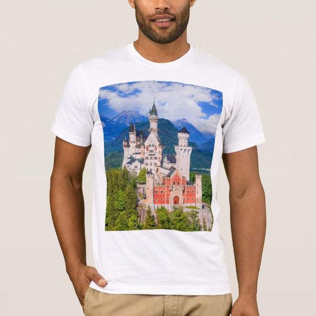Neuschwanstein Castle, Tyskland T Shirt (Framsida)