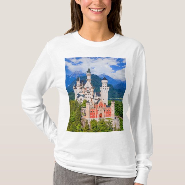 Neuschwanstein Castle Tyskland T Shirt (Framsida)