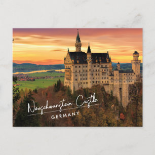 Neuschwanstein Castle Tyskland Vykort