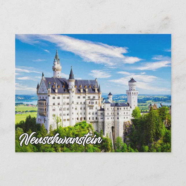 Neuschwanstein Castle, Tyskland Vykort (Framsida)