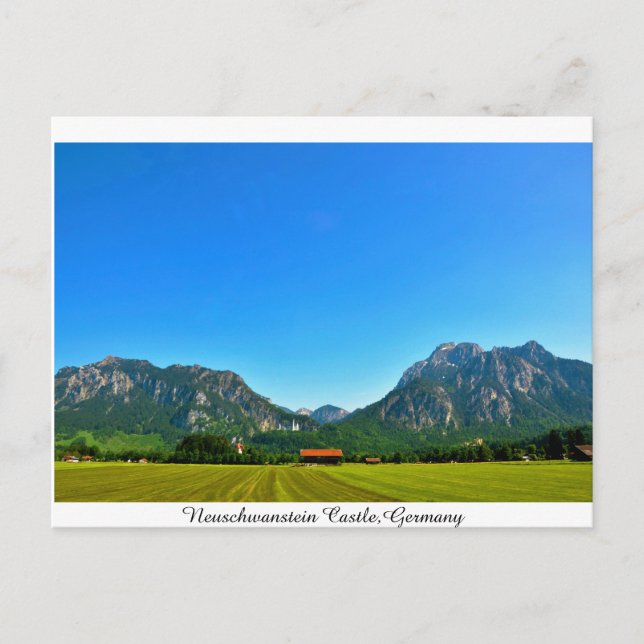 Neuschwanstein Castle,Tyskland Vykort (Framsida)