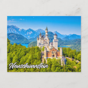 Neuschwanstein Castle, Tyskland Vykort