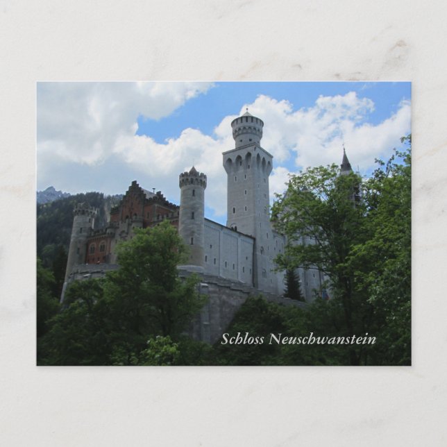 Neuschwanstein Castle - Tyskland Vykort (Framsida)