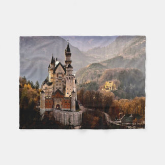Neuschwanstein Castle Tysklandare Fleecefilt