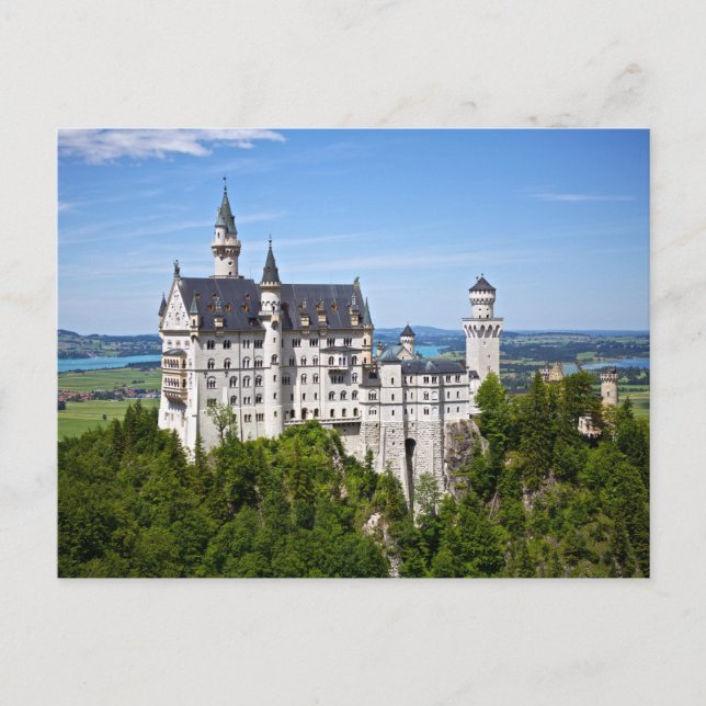 Neuschwanstein Castle Vykort (Framsida)