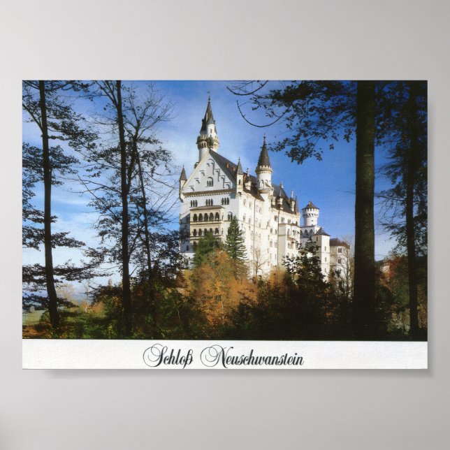 Neuschwanstein Poster (Framsidan)