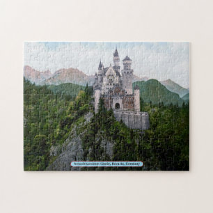 Neuschwanstein slott, Bayern, Tyskland Pussel