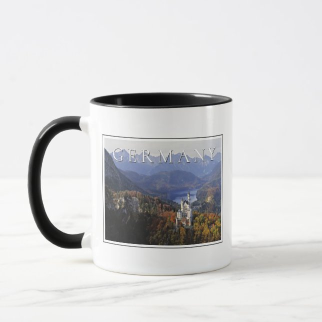 Neuschwanstein slott | Tyskland, Bayern Mugg (Vänster)