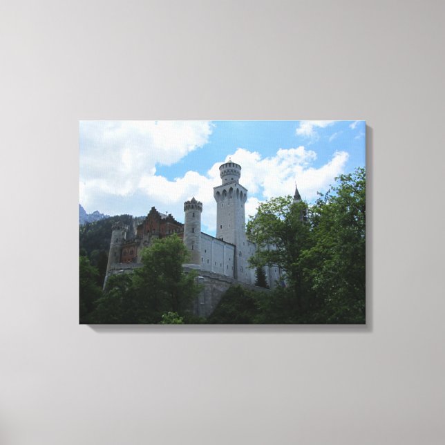 Neuschwanstein slott - Tyskland Canvastryck (Framsida)