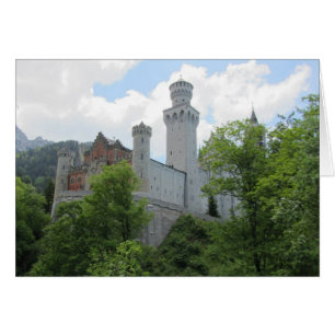 Neuschwanstein slott - Tyskland Hälsningskort