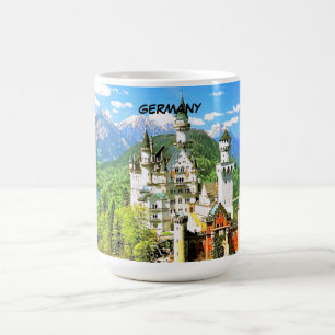 NEUSCHWANSTEIN SLOTT, TYSKLAND KAFFEMUGG