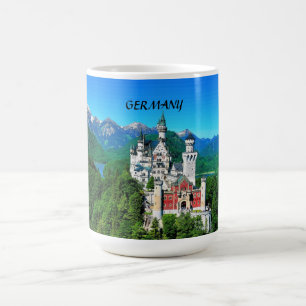 NEUSCHWANSTEIN SLOTT, TYSKLAND KAFFEMUGG