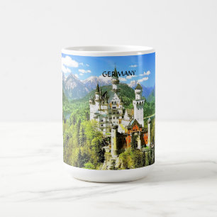 NEUSCHWANSTEIN SLOTT, TYSKLAND KAFFEMUGG