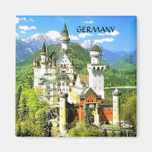 NEUSCHWANSTEIN SLOTT, TYSKLAND MAGNET